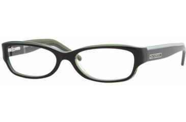 Image of DKNY DY4590 SV Prescription Eyeglasses Black/Green/Transparent Green Frame / 50 mm Prescription Lenses, 3408-5015