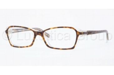 Image of DKNY DY4618 Single Vision Prescription Eyewear 3471-5015 - Top Havana Crystal 