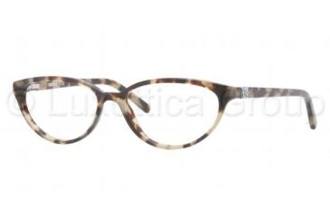 Image of DKNY DY4633 Single Vision Prescription Eyeglasses 3554-5115 - Green Havana Frame