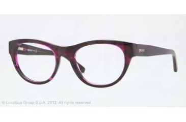 Image of DKNY DY4640 Single Vision Prescription Eyeglasses 3611-51 - Spotted Gray Fuxia Frame, Demo Lens Lenses