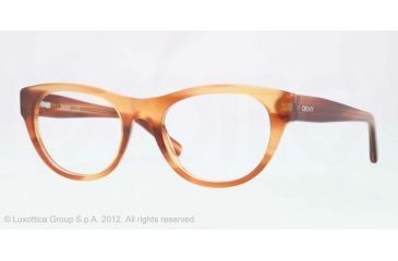 Image of DKNY DY4640 Single Vision Prescription Eyeglasses 3612-51 - Brown Frame, Demo Lens Lenses