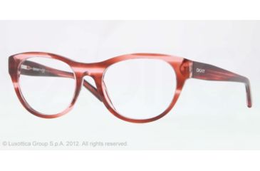 Image of DKNY DY4640 Single Vision Prescription Eyeglasses 3613-51 - Spotted Gray Raspberry Frame, Demo Lens Lenses
