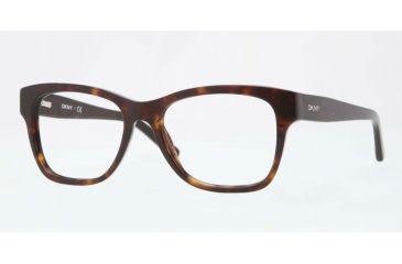 Image of DKNY DY4641 Single Vision Prescription Eyeglasses 3016-54 - Dark Tortoise Frame, Demo Lens Lenses
