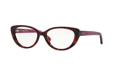Image of DKNY DY4664 Single Vision Prescription Eyeglasses 3672-52 - Orchid/tortoise Frame