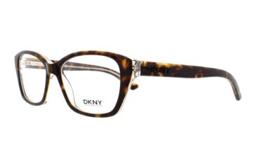 Image of DKNY DY4668 Bifocal Prescription Eyeglasses 3684-51 - Tortoise / Crystal Frame