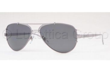 Image of DKNY DY5026A Sunglasses 100381-5814 - Gunmetal Polarized Gray