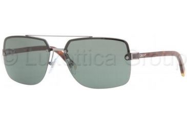 Image of DKNY DY5066 Sunglasses 100371-5914 - Gunmetal Green