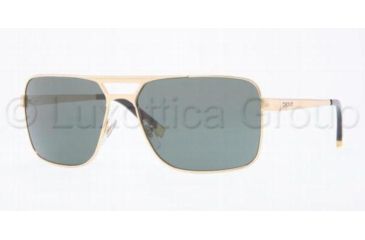 Image of DKNY DY5067 Sunglasses 100171-5915 - Gold Green