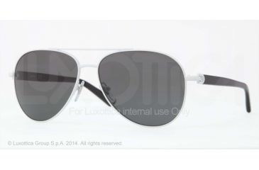 Image of DKNY DY5078 Sunglasses 105987-58 - White Frame, Gray Lenses