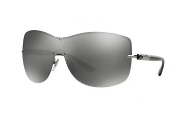 Image of DKNY DY5081 Sunglasses 10036G-38 - Gunmetal Frame, Grey Mirror Silver Lenses