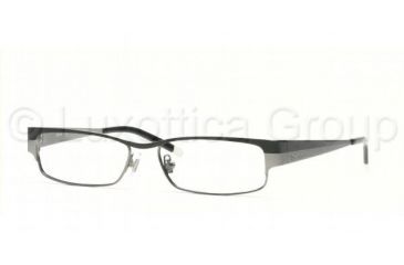 Image of DKNY DY5553 SV Prescription Eyeglasses - Black - Gunmetal Demo Lens Frame w/ 50 mm Diameter Lenses, 1080-5015