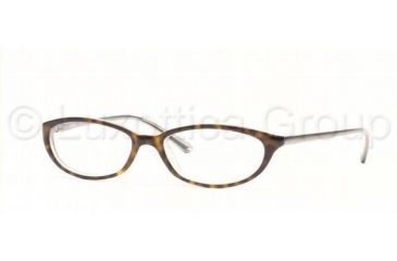 Image of Donna Karan New York DY4543 Single Vision Prescription Eyewear 3020-5015 - Top Havana On Ice 