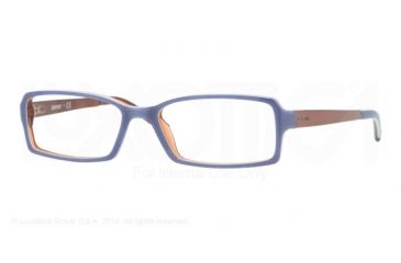 Image of DKNY Eyeglass Frames DY4596 3402-53 - Azure/white/transparent Orange Frame