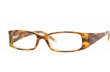 Image of DKNY Eyeglasses DY4599 with No-Line Progressive Rx Prescription Lenses - Striped Havana Honey  DY4599-3461-4916