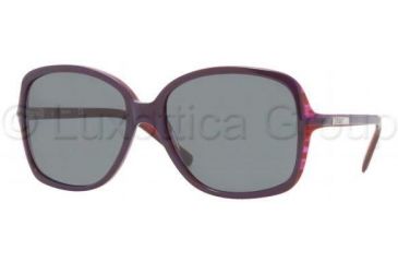 Image of DKNY Sunglasses DY4058 342587-5616 - Violet/Striped Red Gray