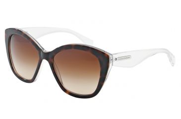 Image of Dolce&amp;Gabbana 3 LAYERS DG4220 Bifocal Prescription Sunglasses DG4220-279513-55 - Lens Diameter 55 mm, Frame Color Havana/pearl White/cyryst