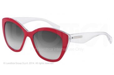 Image of Dolce&amp;Gabbana 3 LAYERS DG4220 Bifocal Prescription Sunglasses DG4220-27988G-55 - Lens Diameter 55 mm, Frame Color Red/white Pearl/cryst