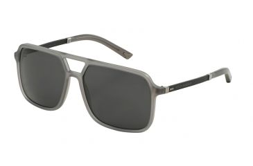 Image of Dolce&amp;Gabbana BASALTO COLLECTION DG4241 Sunglasses 186187-58 - Matte Grey Frame, Grey Lenses