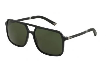 Image of Dolce&amp;Gabbana BASALTO COLLECTION DG4241 Sunglasses 193471-58 - Matte Black Frame, Grey Green Lenses