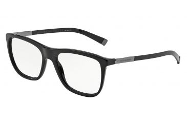 Image of Dolce&amp;Gabbana BASALTO DG3181 Single Vision Prescription Eyeglasses 501-53 - Black Frame