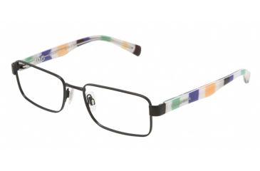 Image of Dolce&amp;Gabbana CONTRAST DG1238P Prescription Eyeglasses 1237-54 - Matte Black Frame