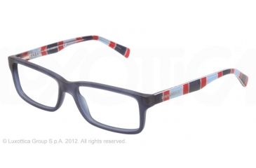 Image of Dolce&amp;Gabbana CONTRAST DG3148P Bifocal Prescription Eyeglasses 2757-55 - Matte Blue Frame