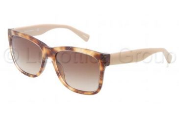 Image of Dolce&amp;Gabbana D&amp;G ALL OVER DG4158P Bifocal Prescription Sunglasses DG4158P-266413-5517 - Lens Diameter 55 mm, Frame Color Gold/Havana