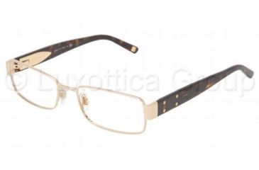 Image of Dolce&amp;Gabbana DG 1187 Eyeglasses Styles - Antique Gold Frame w/Non-Rx 53 mm Diameter Lenses, 068-5317
