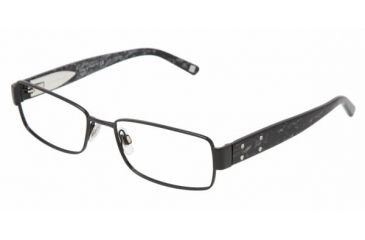 Image of Dolce&amp;Gabbana DG 1187 Eyeglasses Styles - Shiny Black Frame w/Non-Rx 53 mm Diameter Lenses, 064-5317