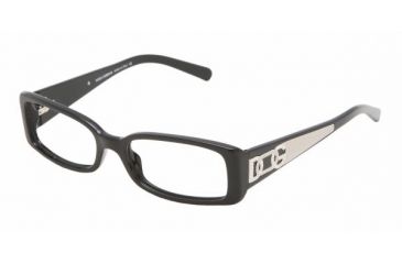 Image of Dolce&amp;Gabbana DG3055B SV Prescription Eyeglasses - Black Demo Lens Frame / 50 mm Prescription Lenses, 501-5016
