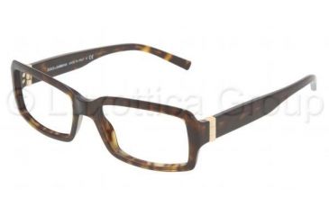 Image of Dolce&amp;Gabbana DG3077 Bifocal Eyeglasses - Havana Frame / 55 mm Prescription Lenses, 502-5518