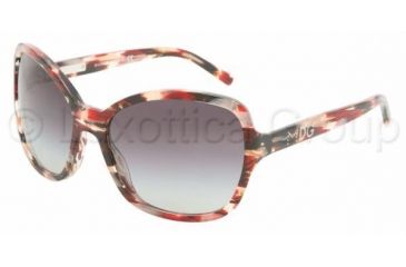 Image of Dolce&amp;Gabbana DG4107 Bifocal Sunglasses - Red/Silver Gray Gradient Frame / 61 mm Prescription Lenses, 18148G-6117