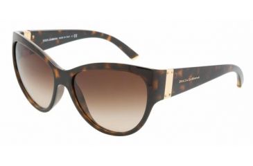 Image of Dolce&amp;Gabbana DG 6059 Sunglasses Styles - Havana Brown Gradient Frame, 502-13-5816