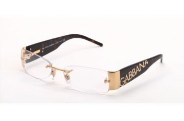 Image of Dolce &amp; Gabanna DG1102 #065 - Gold Frame, Demo Lens Lenses