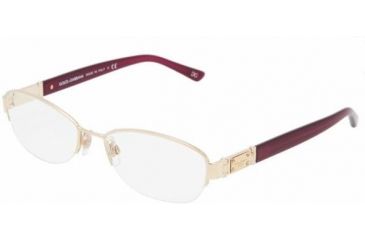 Image of Dolce &amp; Gabbana DG1207 Bifocal Prescription Eyeglasses 1023 -5117 - Pale Gold 