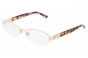 Image of Dolce &amp; Gabbana DG1207 Bifocal Prescription Eyeglasses 1025 -5117 - Pale Gold 