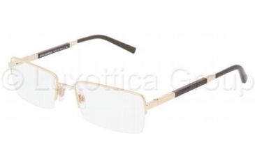 Image of Dolce&amp;Gabbana DG1209 Single Vision Prescription Eyewear 02-5218 - Gold 