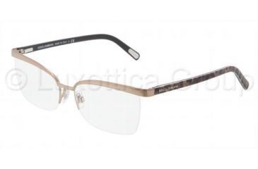Image of Dolce&amp;Gabbana DG1221 Bifocal Prescription Eyeglasses 1111-5416 - Brown Frame