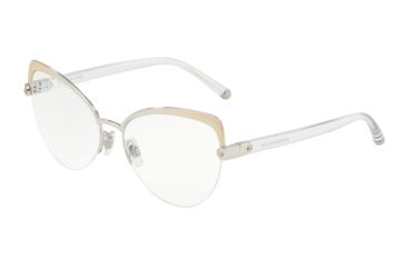 Image of Dolce&amp;Gabbana DG1305 Bifocal Prescription Eyeglasses 1323-53 - Silver Gradient Gold Frame