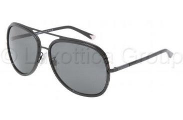 Image of Dolce&amp;Gabbana ICONIC EVOLUTION DG2098 Progressive Prescription Sunglasses DG2098-064-87-6016 - Lens Diameter 60 mm, Frame Color Black