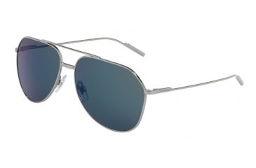 Image of Dolce&amp;Gabbana DG2166 Single Vision Prescription Sunglasses DG2166-04-96-61 - Lens Diameter 61 mm, Frame Color Gunmetal