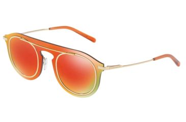 Image of Dolce&amp;Gabbana DG2169 Single Vision Prescription Sunglasses DG2169-02-6Q-48 - Lens Diameter 48 mm, Frame Color Mirror Red