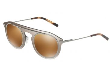 Image of Dolce&amp;Gabbana DG2169 Single Vision Prescription Sunglasses DG2169-04-6H-46 - Lens Diameter 46 mm, Frame Color Mirror Pale Gold