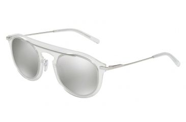 Image of Dolce&amp;Gabbana DG2169 Single Vision Prescription Sunglasses DG2169-05-6G-48 - Lens Diameter 48 mm, Frame Color Clear