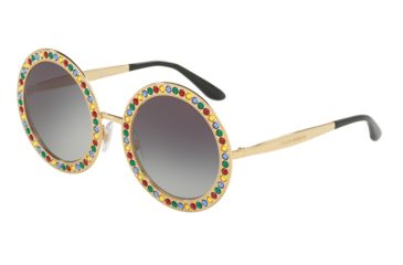 Image of Dolce&amp;Gabbana DG2170B Progressive Prescription Sunglasses DG2170B-02-8G-51 - Lens Diameter 51 mm, Frame Color Gold