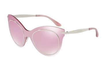 Image of Dolce&amp;Gabbana DG2172 Sunglasses 05/7V-51 - Mirror Fuxia Frame, Mirror Fuxia Lenses