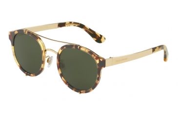 Image of Dolce&Gabbana DG2184 Progressive Prescription Sunglasses DG2184-296971-50 - Lens Diameter 50 mm, Frame Color Yellow Havana