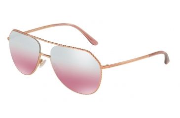 Image of Dolce&amp;Gabbana DG2191 Bifocal Prescription Sunglasses DG2191-12987E-59 - Lens Diameter 59 mm, Frame Color Pink Gold