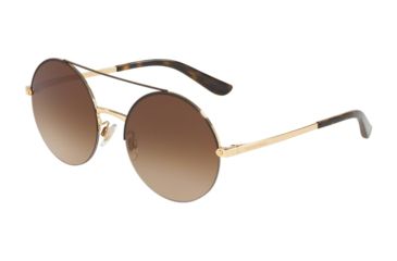 Image of Dolce&amp;Gabbana DG2237 Sunglasses 132013-54 - , Brown Gradient Lenses