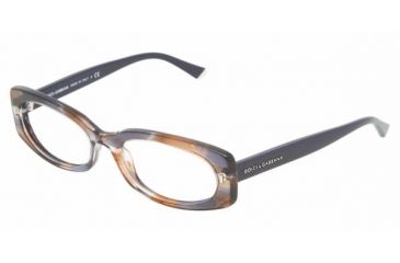 Image of Dolce &amp; Gabanna DG3089 #1714 - Wartercolour Blue / Brow Demo Lens Frame